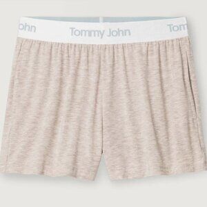 Tommy John Women's Second Skin Sleep Short- Dove Heather